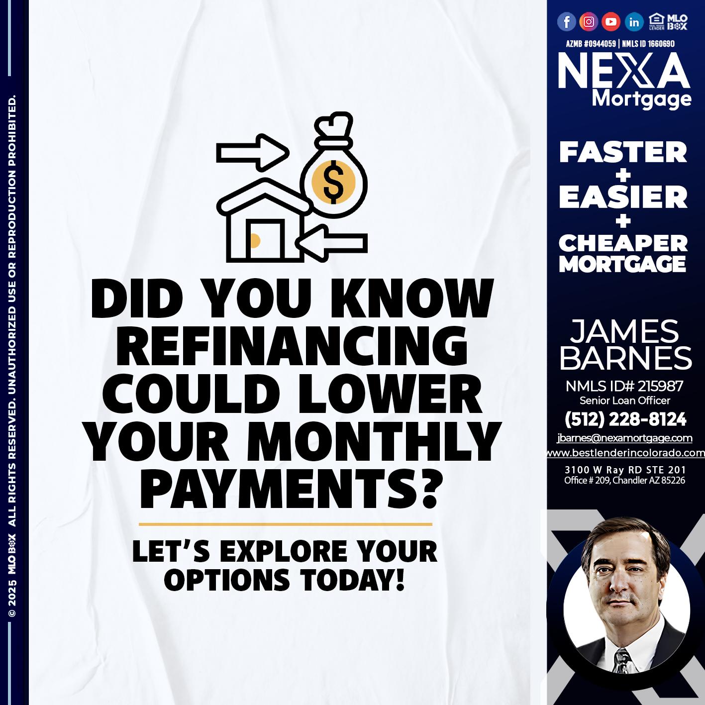 DID YOU KNOW - James Barnes -Senior Loan Officer