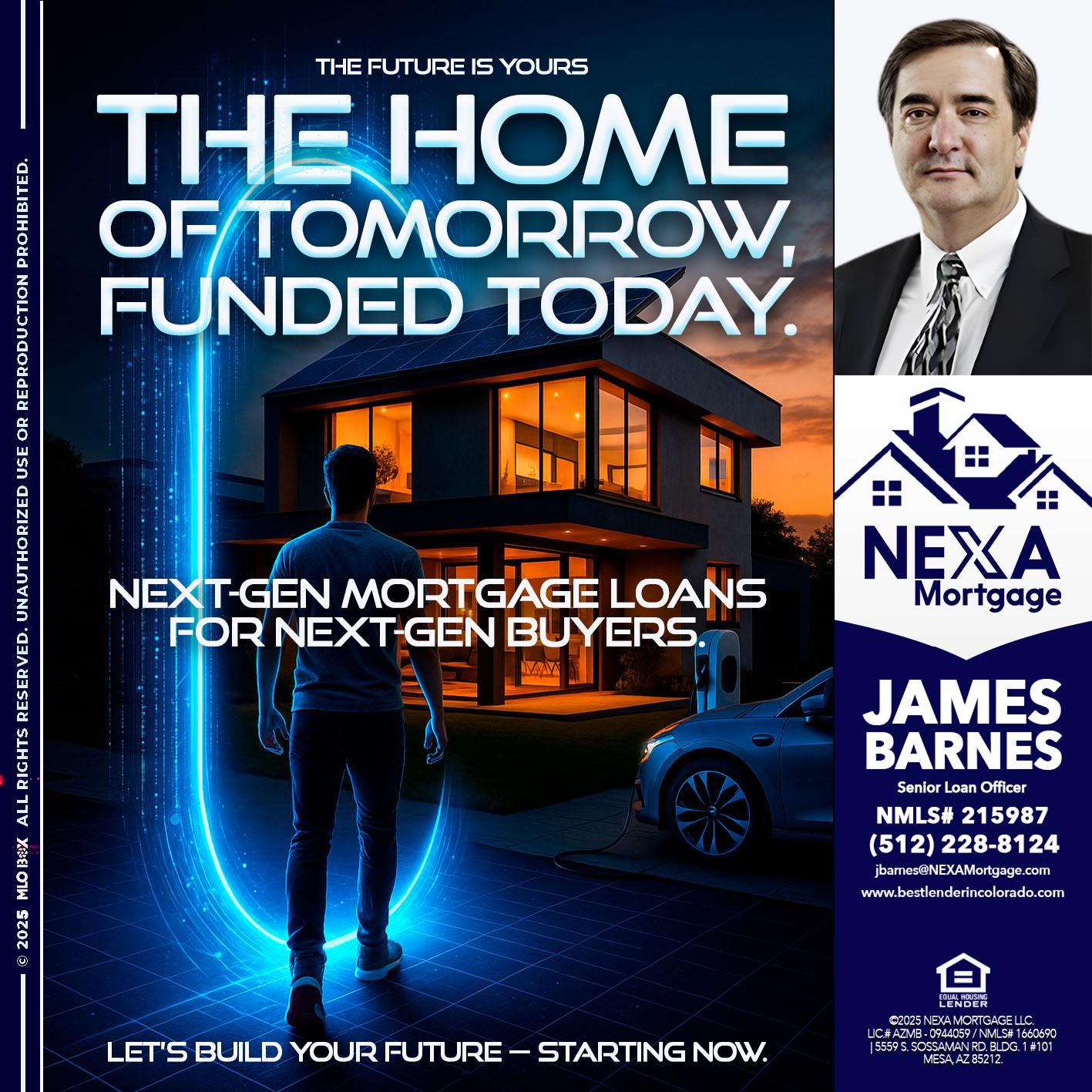 THE HOME - James Barnes -Senior Loan Officer