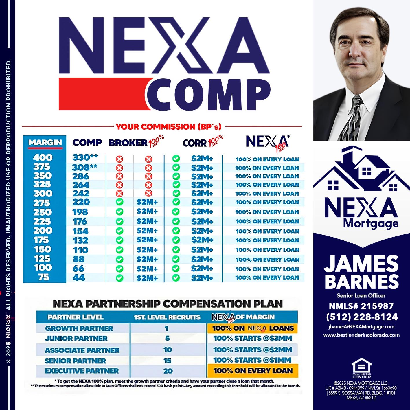 NEXA COMP - James Barnes -Senior Loan Officer