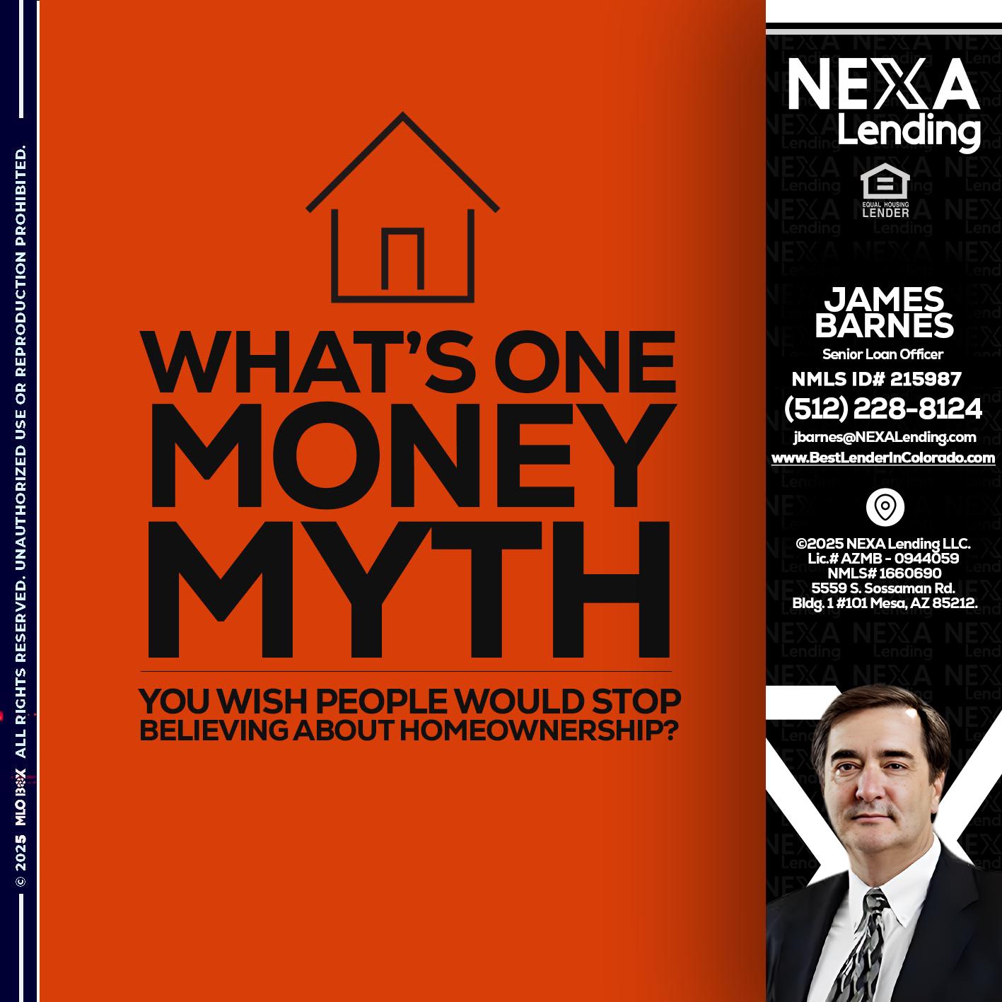 WHATS ONE - James Barnes -Senior Loan Officer