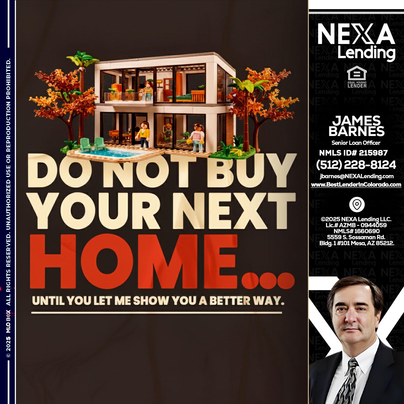 DO NOT BUY - James Barnes -Senior Loan Officer