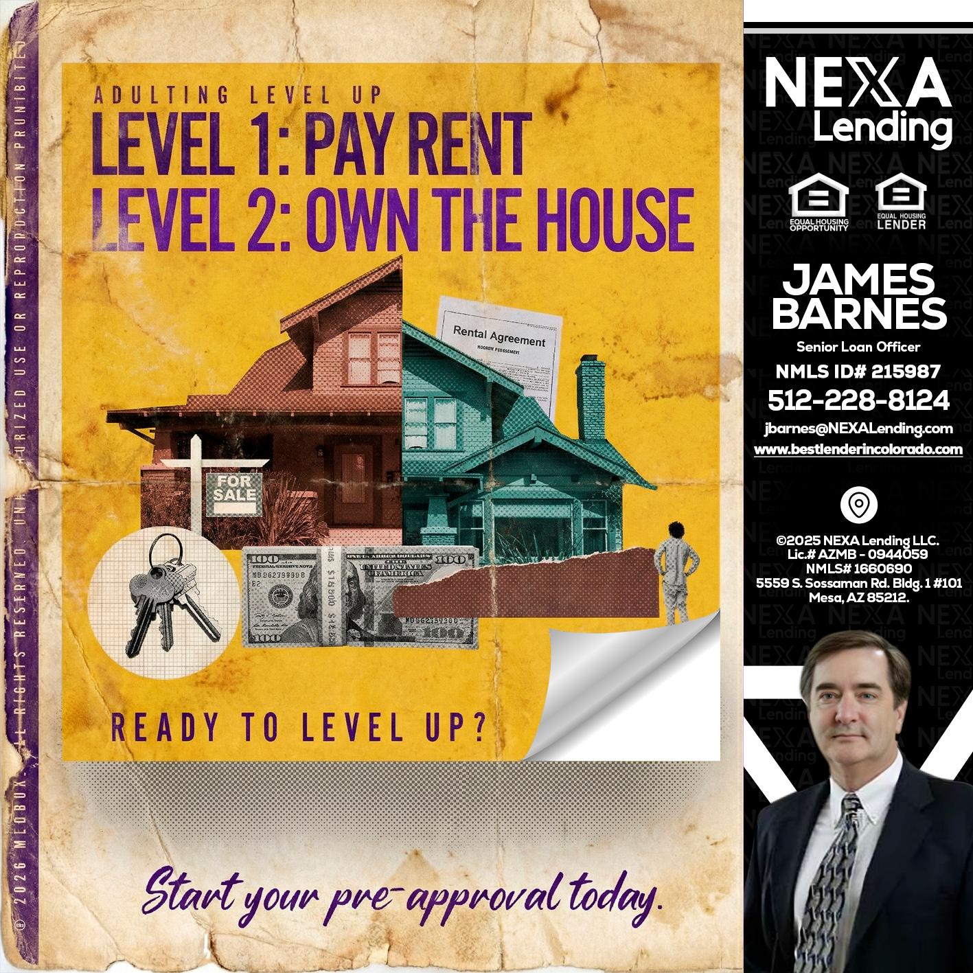 LEVEL 1 - James Barnes -Senior Loan Officer