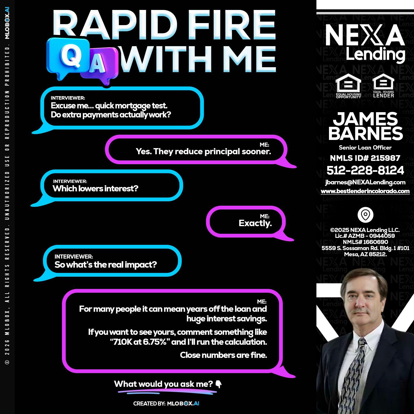 RAPID QA - James Barnes -Senior Loan Officer