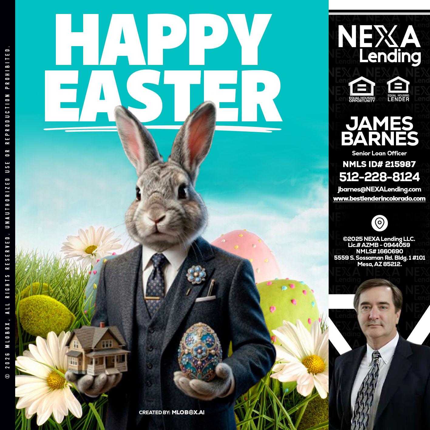 HAPPY EASTER - James Barnes -Senior Loan Officer
