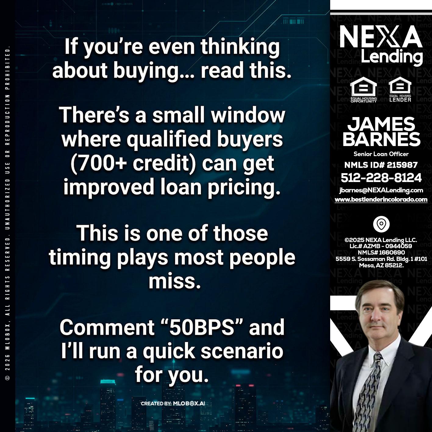 IF YOU EVER - James Barnes -Senior Loan Officer