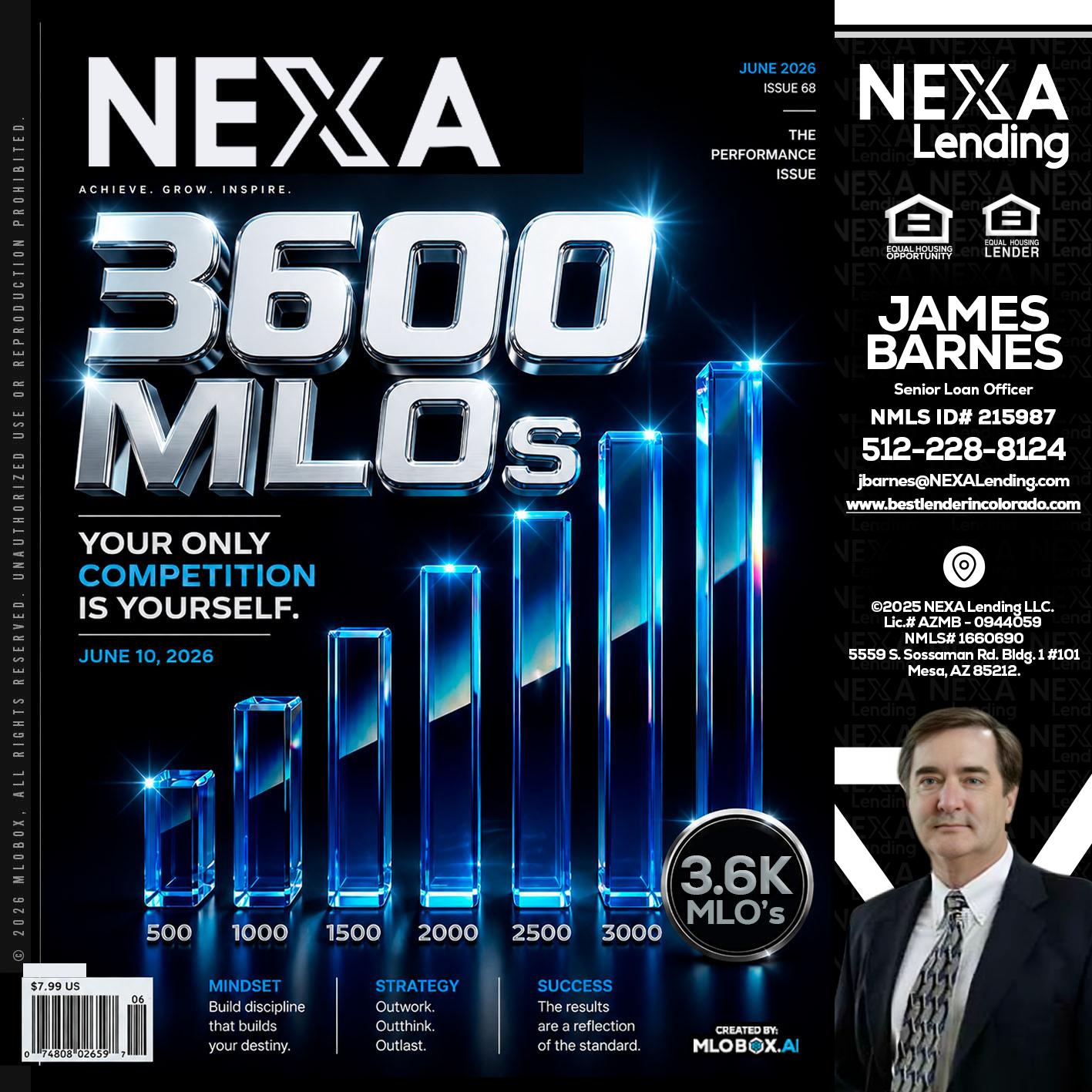 3600 MLOs - James Barnes -Senior Loan Officer