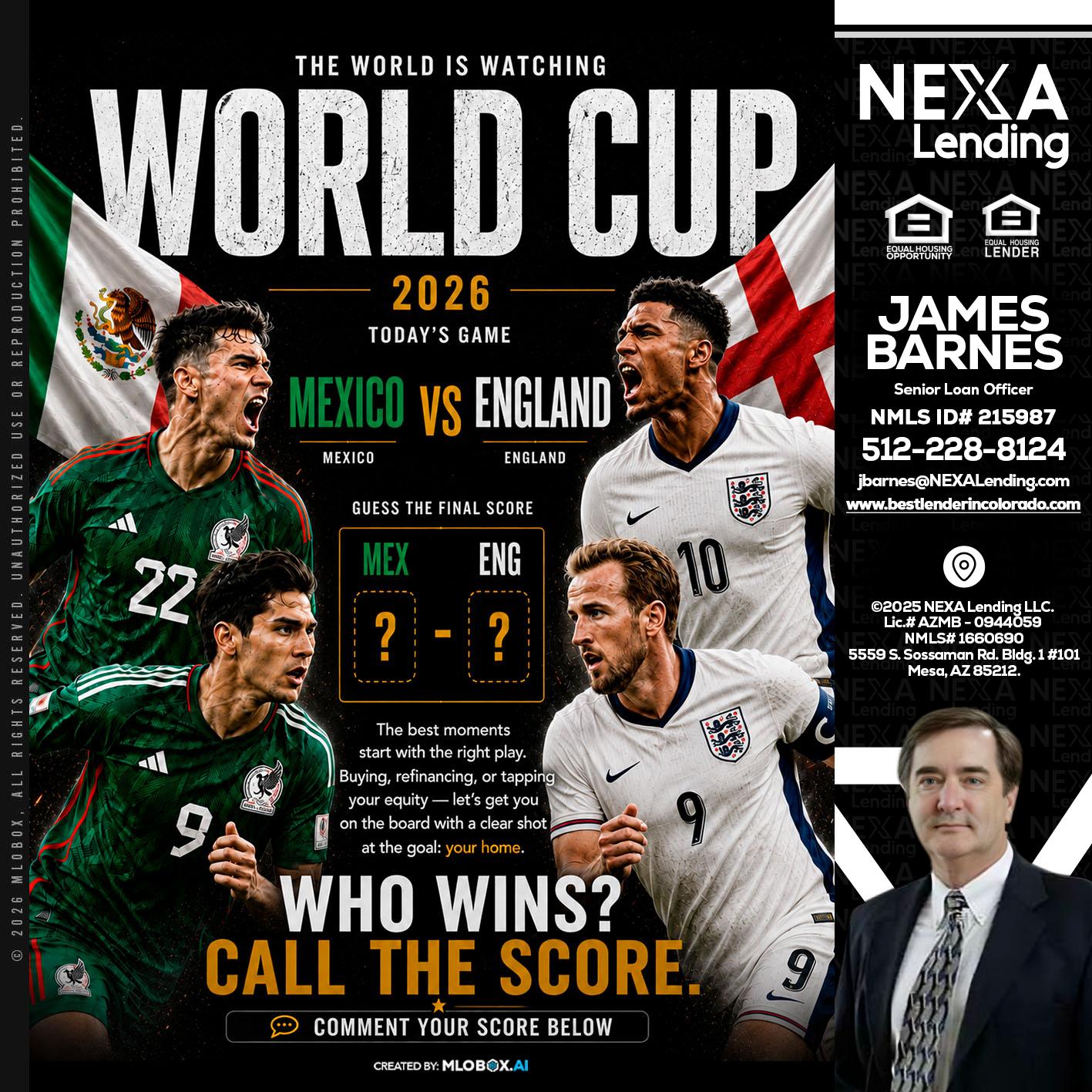 WHO'S WIN - James Barnes -Senior Loan Officer