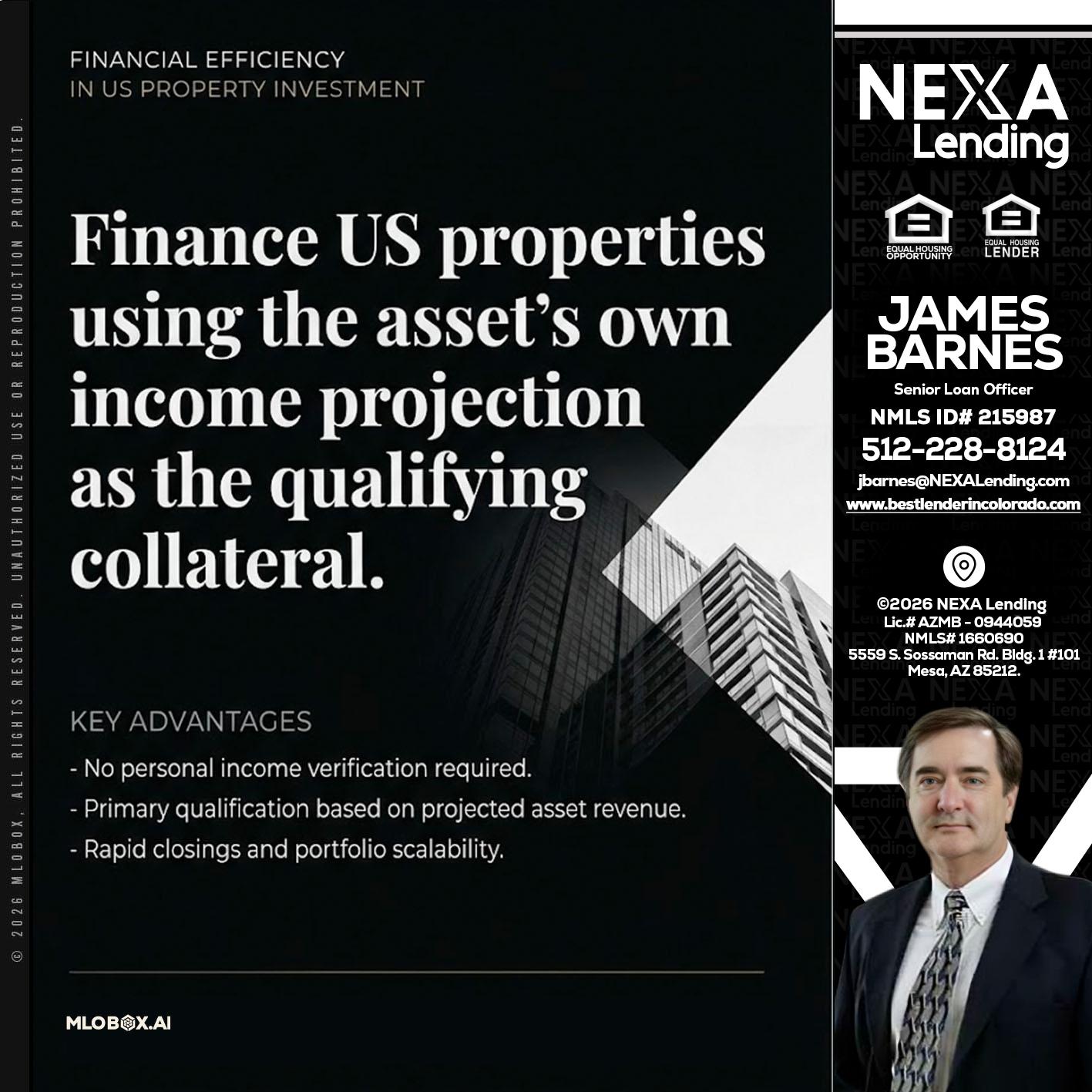 finance US - James Barnes -Senior Loan Officer